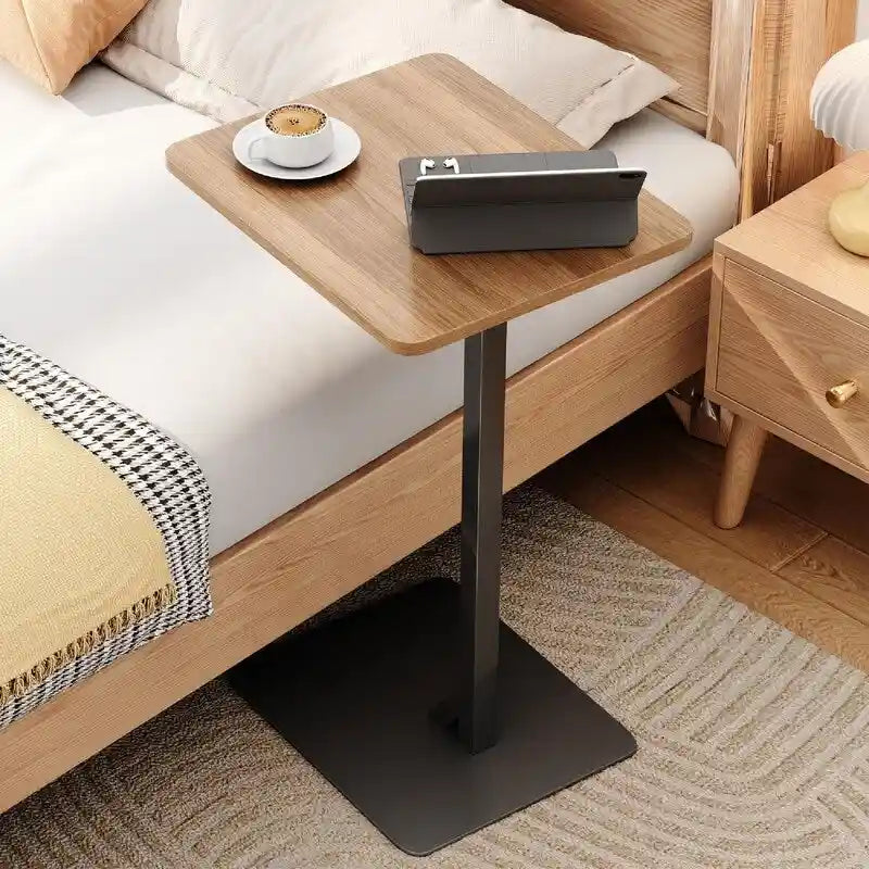 Mesa auxiliar en forma de C para sofá y mesita de noche - 15.7 Prof. x 11.8 An. x 23.6 Al.