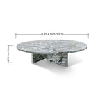 35.4 Mesa de café de mármol natural