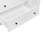 Armario de cuatro puertas con dos cajones - 60.6L x 20.8W x 68.5H
