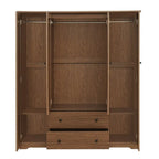 Armario de cuatro puertas con dos cajones - 60.6L x 20.8W x 68.5H