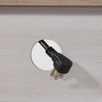 Mueble de TV Moderno y Sencillo con 2 Armarios de Almacenamiento y Chimenea Eléctrica para Sala de Estar, Cine en Casa y Dormitorio