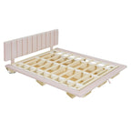 Cama flotante tamaño queen con luz LED y USB