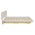 Cama flotante tamaño queen con luz LED y USB