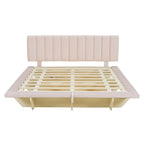 Cama flotante tamaño queen con luz LED y USB