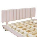 Cama flotante tamaño queen con luz LED y USB