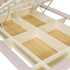 Cama flotante tamaño queen con luz LED y USB