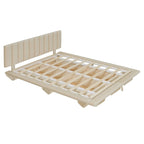 Cama flotante tamaño queen con luz LED y USB