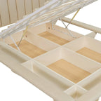 Cama flotante tamaño queen con luz LED y USB