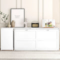 Cama Murphy de madera tamaño queen con escritorio giratorio, gabinete plegable