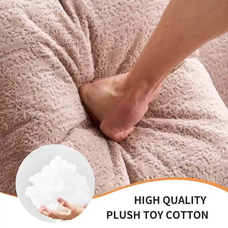 Sofá clásico de 4 plazas 110 Foam con 4 almohadas para apartamento