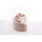 Sofá clásico de 4 plazas 110 Foam con 4 almohadas para apartamento