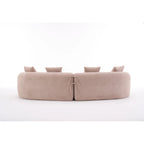 Sofá clásico de 4 plazas 110 Foam con 4 almohadas para apartamento