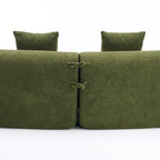 Sofá clásico de 4 plazas 110 Foam con 4 almohadas para apartamento