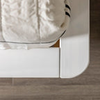 Cama de plataforma de madera maciza tamaño King