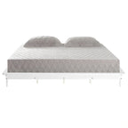 Cama de plataforma de madera maciza tamaño King