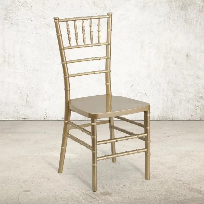 Silla Chiavari apilable de resina - Asientos para hostelería y eventos