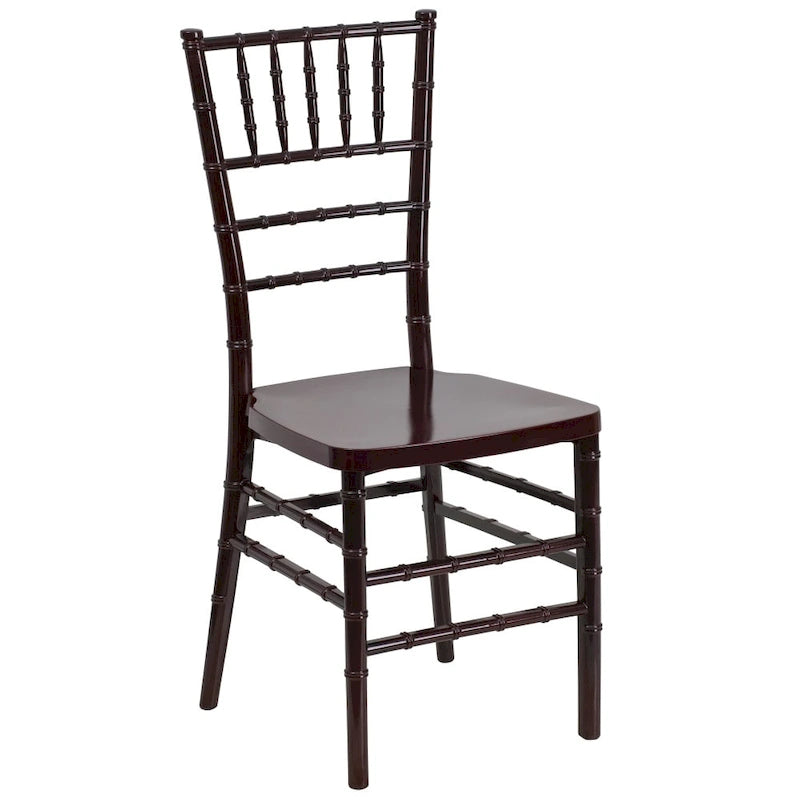 Silla Chiavari apilable de resina - Asientos para hostelería y eventos