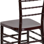 Silla Chiavari apilable de resina - Asientos para hostelería y eventos