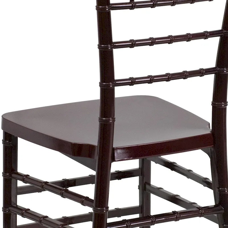 Silla Chiavari apilable de resina - Asientos para hostelería y eventos