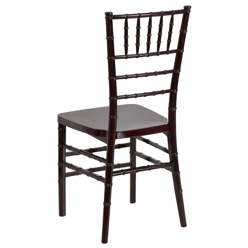 Silla Chiavari apilable de resina - Asientos para hostelería y eventos
