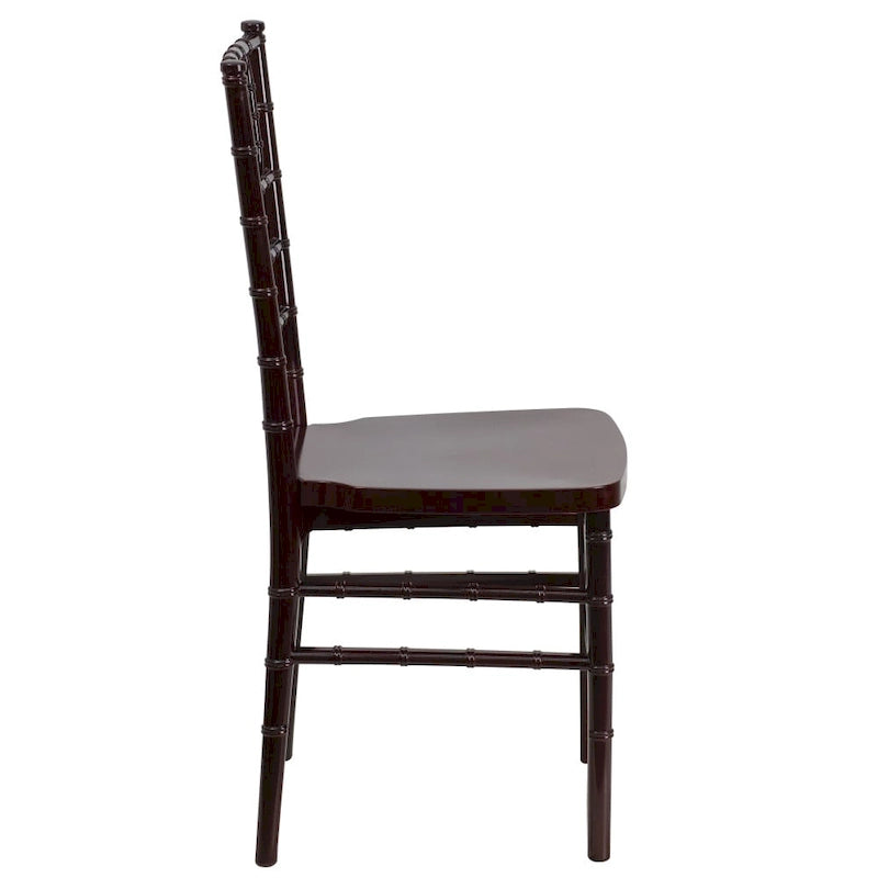 Silla Chiavari apilable de resina - Asientos para hostelería y eventos