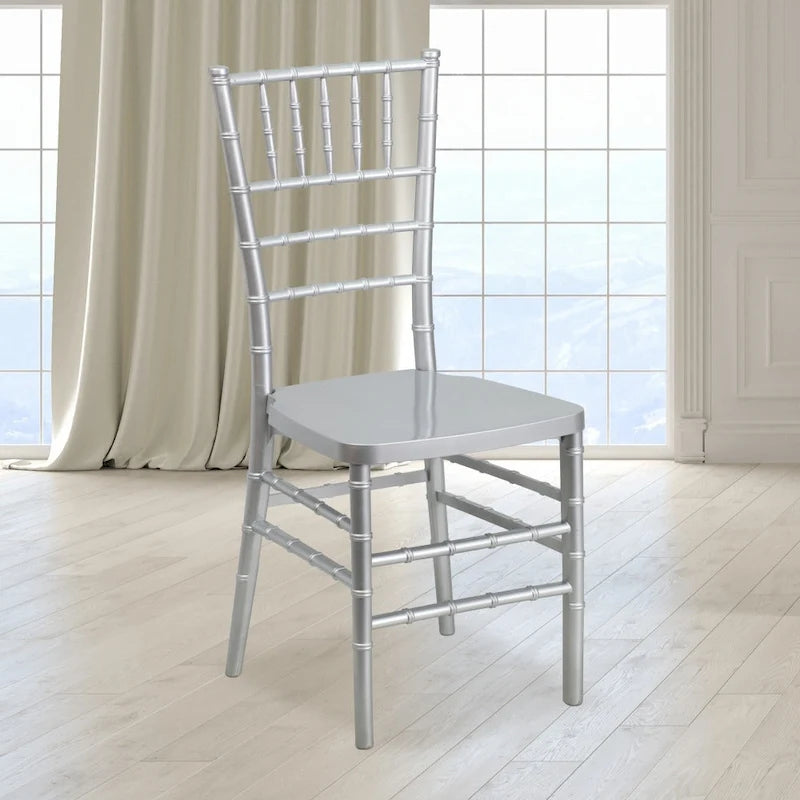 Silla Chiavari apilable de resina - Asientos para hostelería y eventos