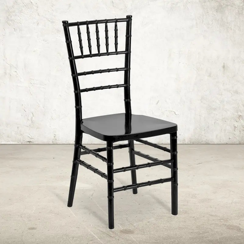 Silla Chiavari apilable de resina - Asientos para hostelería y eventos