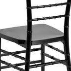 Silla Chiavari apilable de resina - Asientos para hostelería y eventos