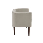 Banco auxiliar color crema