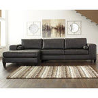 Seccional de 2 piezas con chaise lounge