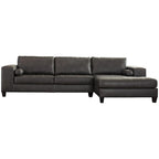 Seccional de 2 piezas con chaise lounge