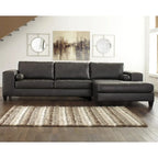 Seccional de 2 piezas con chaise lounge