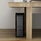 Mesa de conferencias para oficina de 86.6 pulgadas de ancho x 47.2 pulgadas de profundidad con base de madera
