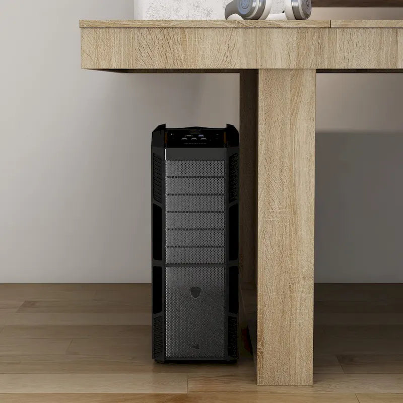 Mesa de conferencias para oficina de 86.6 pulgadas de ancho x 47.2 pulgadas de profundidad con base de madera