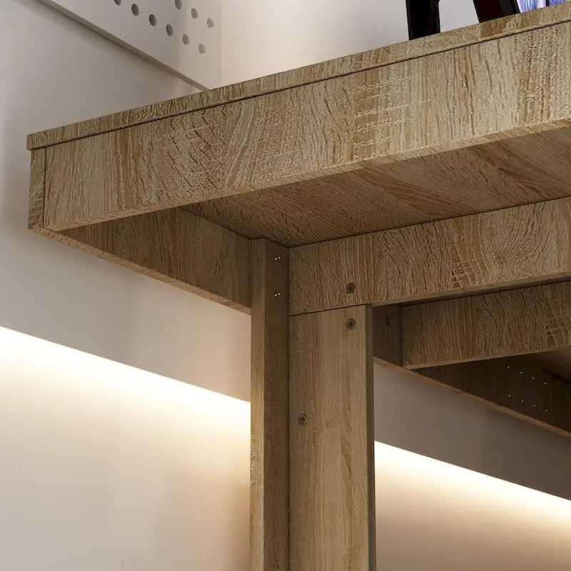 Mesa de conferencias para oficina de 86.6 pulgadas de ancho x 47.2 pulgadas de profundidad con base de madera