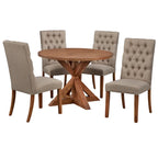 Mesa de comedor de pedestal