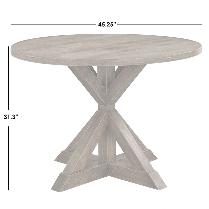 Mesa de comedor de pedestal