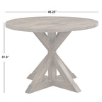 Mesa de comedor de pedestal