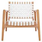 Sillón decorativo de cuero tejido - 30 A x 28 P x 28 Al - 30Ax28Px28Al