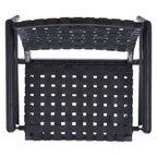 Sillón decorativo de cuero tejido - 30 A x 28 P x 28 Al - 30Ax28Px28Al