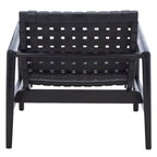 Sillón decorativo de cuero tejido - 30 A x 28 P x 28 Al - 30Ax28Px28Al