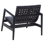 Sillón decorativo de cuero tejido - 30 A x 28 P x 28 Al - 30Ax28Px28Al