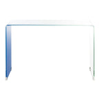 Mesa Consola de Cristal Ombré - Transparente/Azul - 43.3 x 13.8 x 29.5 - 43Ax14Px30Al