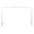 Mesa Consola de Cristal Ombré - Transparente/Azul - 43.3 x 13.8 x 29.5 - 43Ax14Px30Al
