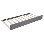Sofá cama tapizado con cajones/cama nido, soporte de láminas de madera
