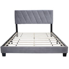 Base de cama tapizada ajustable Queen size resistente a las manchas y duradera