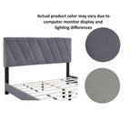 Base de cama tapizada ajustable Queen size resistente a las manchas y duradera