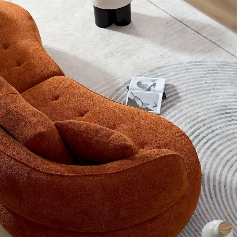 Sofá Seccional Con Cojines Extraíbles,Tela Duradera,Estructura de Madera Maciza