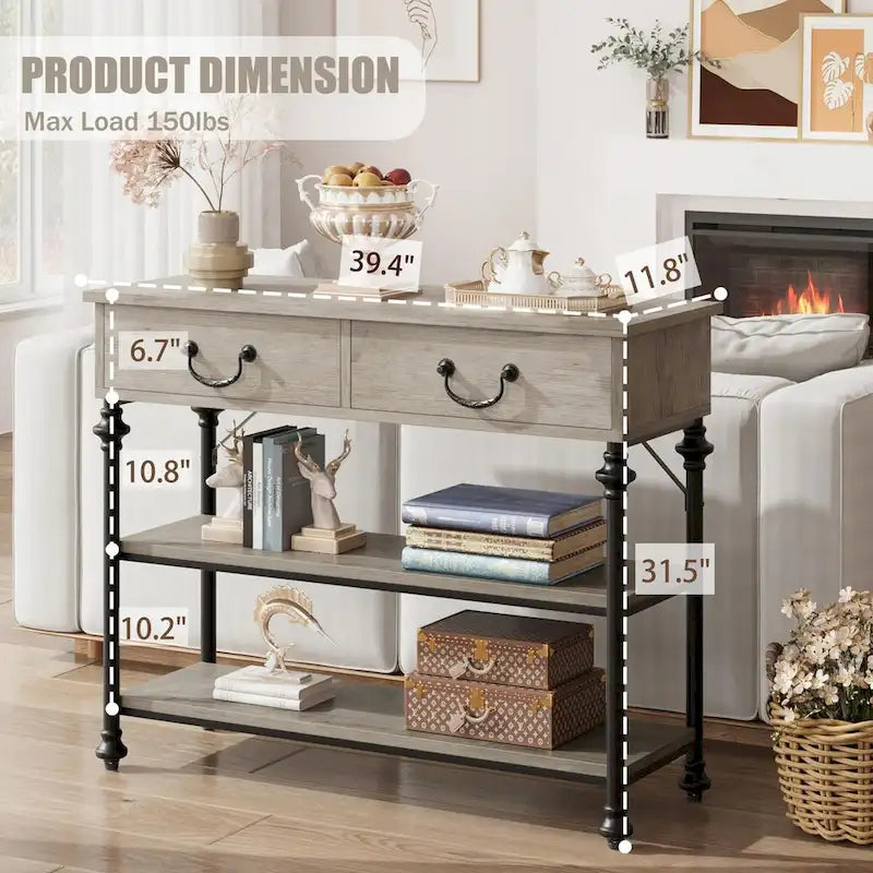 Mesa Consola con Cajones