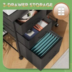Archivador móvil de 3 cajones - 15.75P x 29.53An x 26.77Al